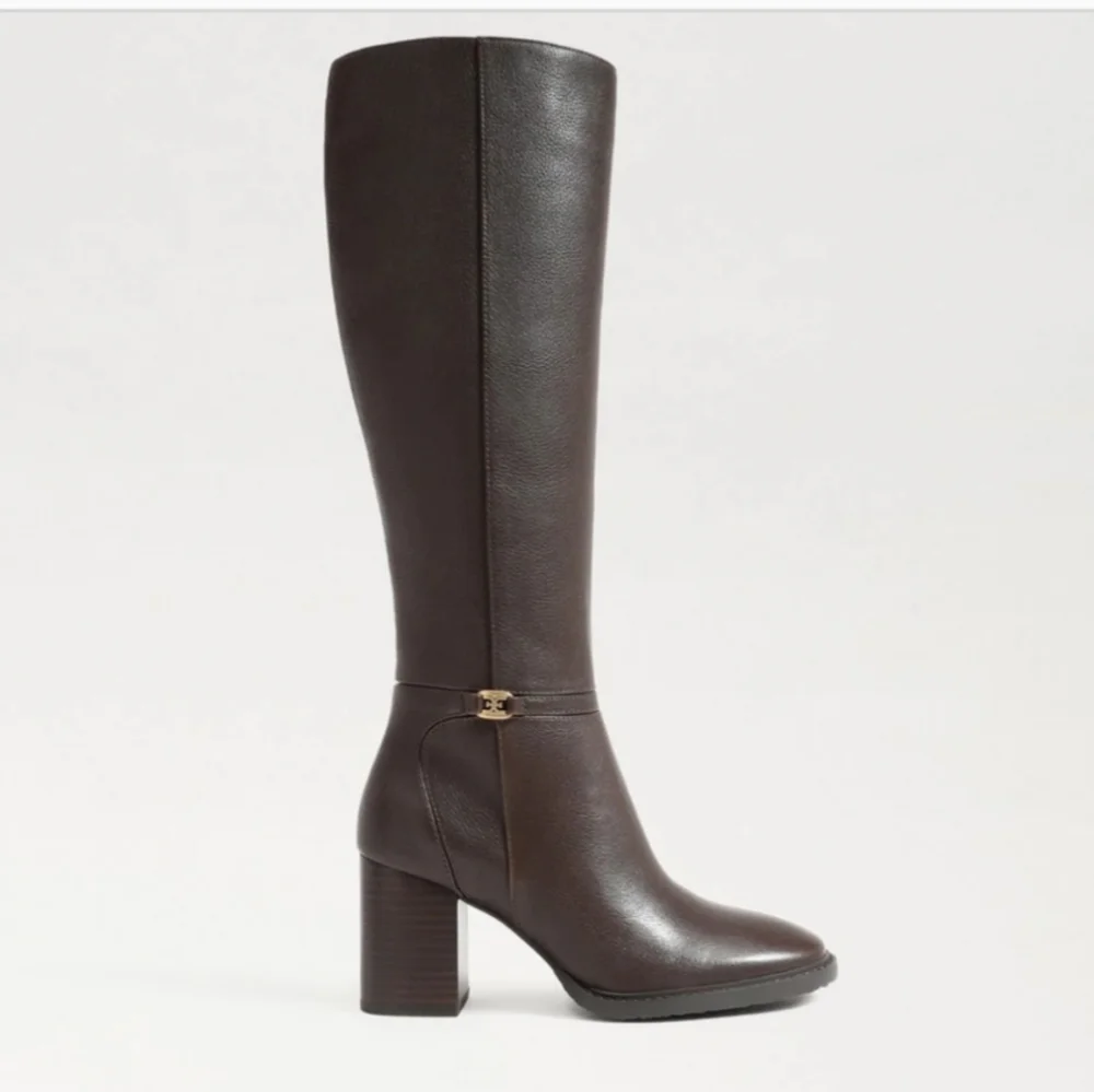 Sam Edelman Elsy Knee High Boot Sable Brown Size 6 Medium Brand New - Picture 6 of 7